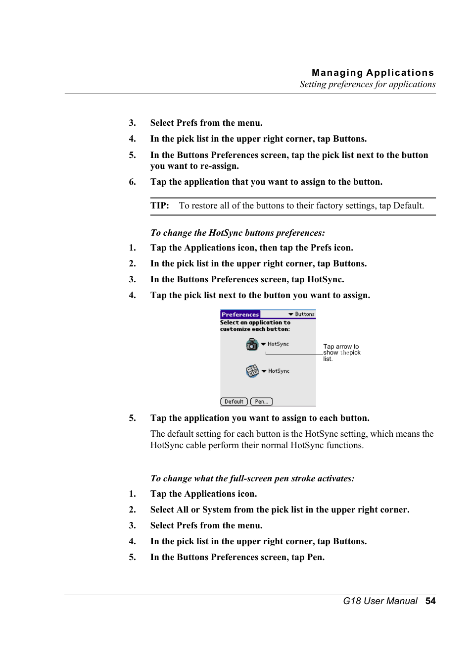 Palm XPLORE G18 User Manual | Page 65 / 276