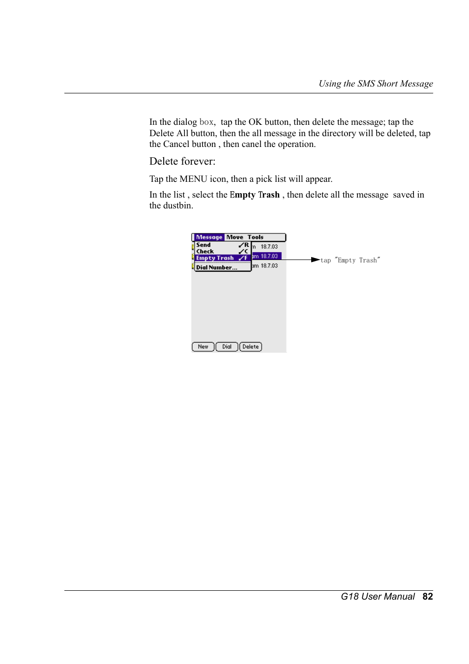 Palm XPLORE G18 User Manual | Page 93 / 276