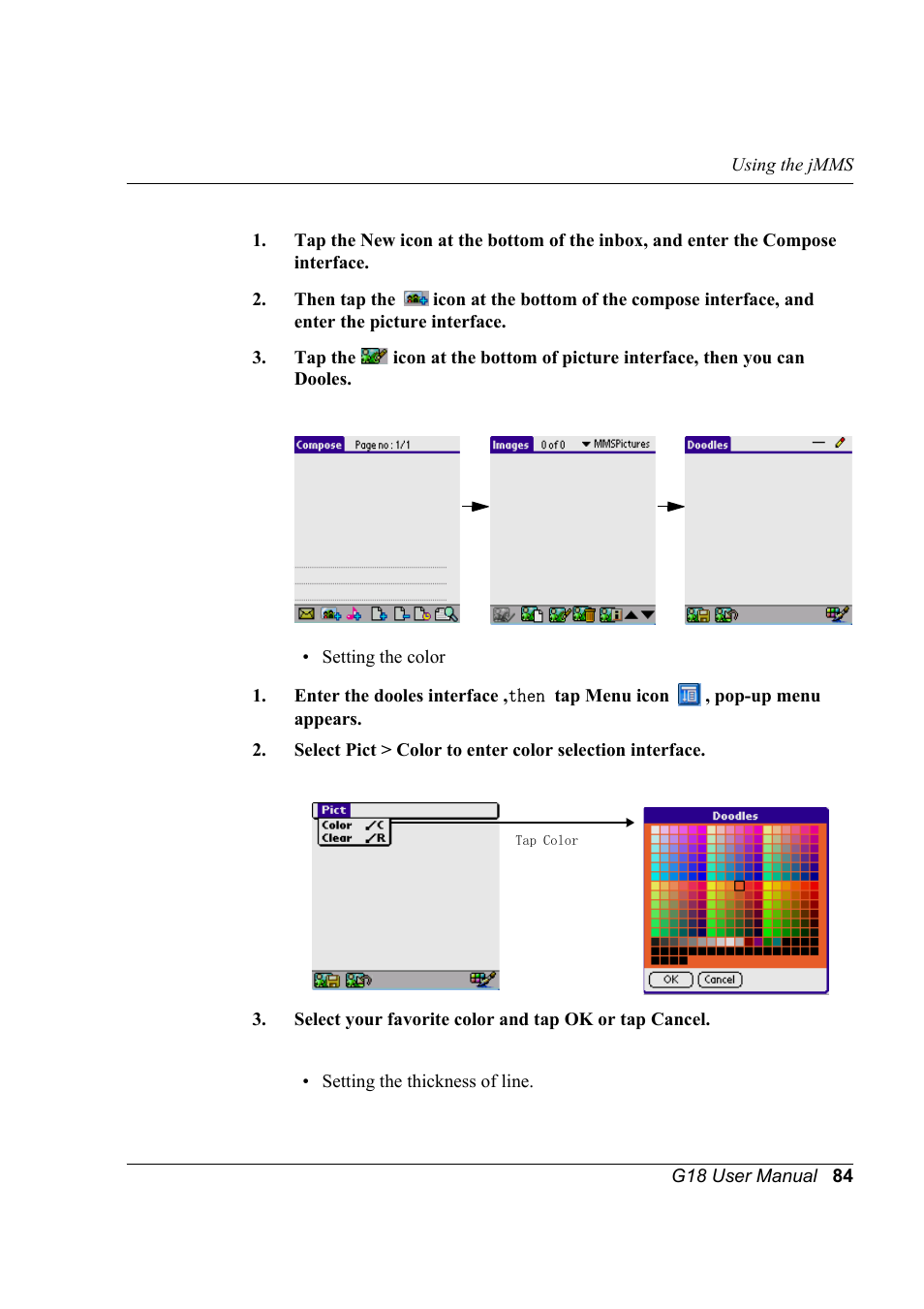 Palm XPLORE G18 User Manual | Page 95 / 276