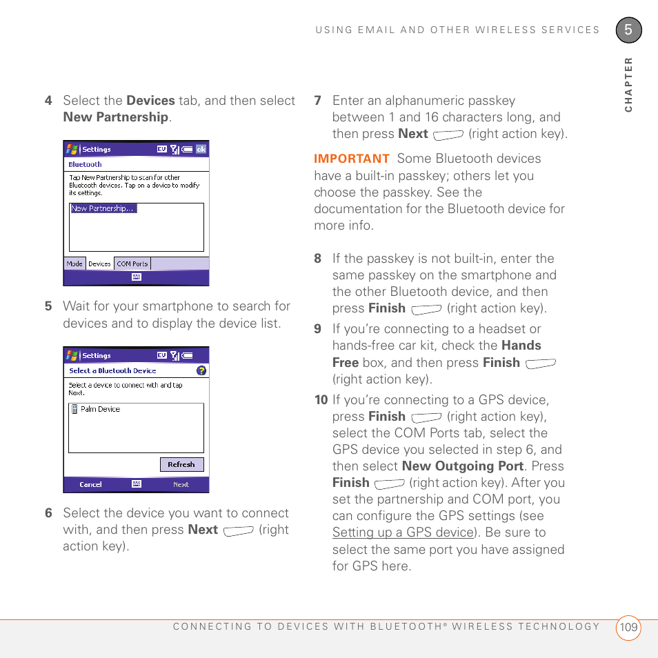 Palm 700wx User Manual | Page 117 / 288