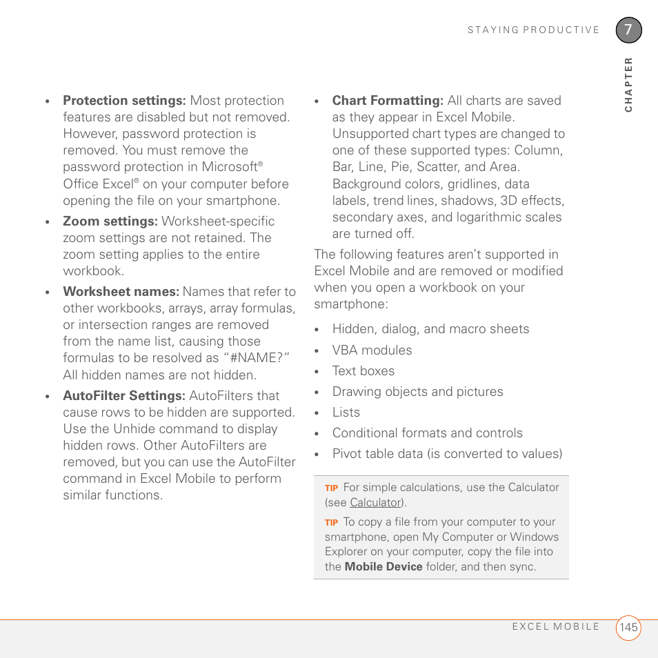 Palm 700wx User Manual | Page 153 / 288
