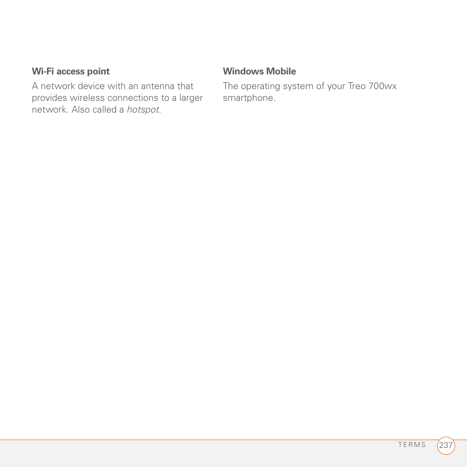 Palm 700wx User Manual | Page 245 / 288
