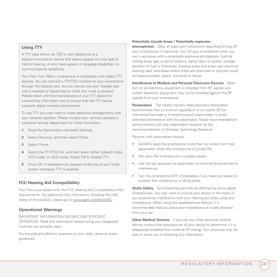 Palm 700wx User Manual | Page 249 / 288