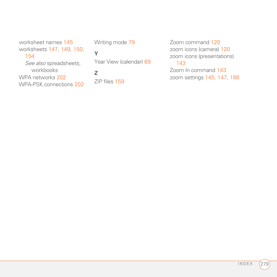 Palm 700wx User Manual | Page 287 / 288