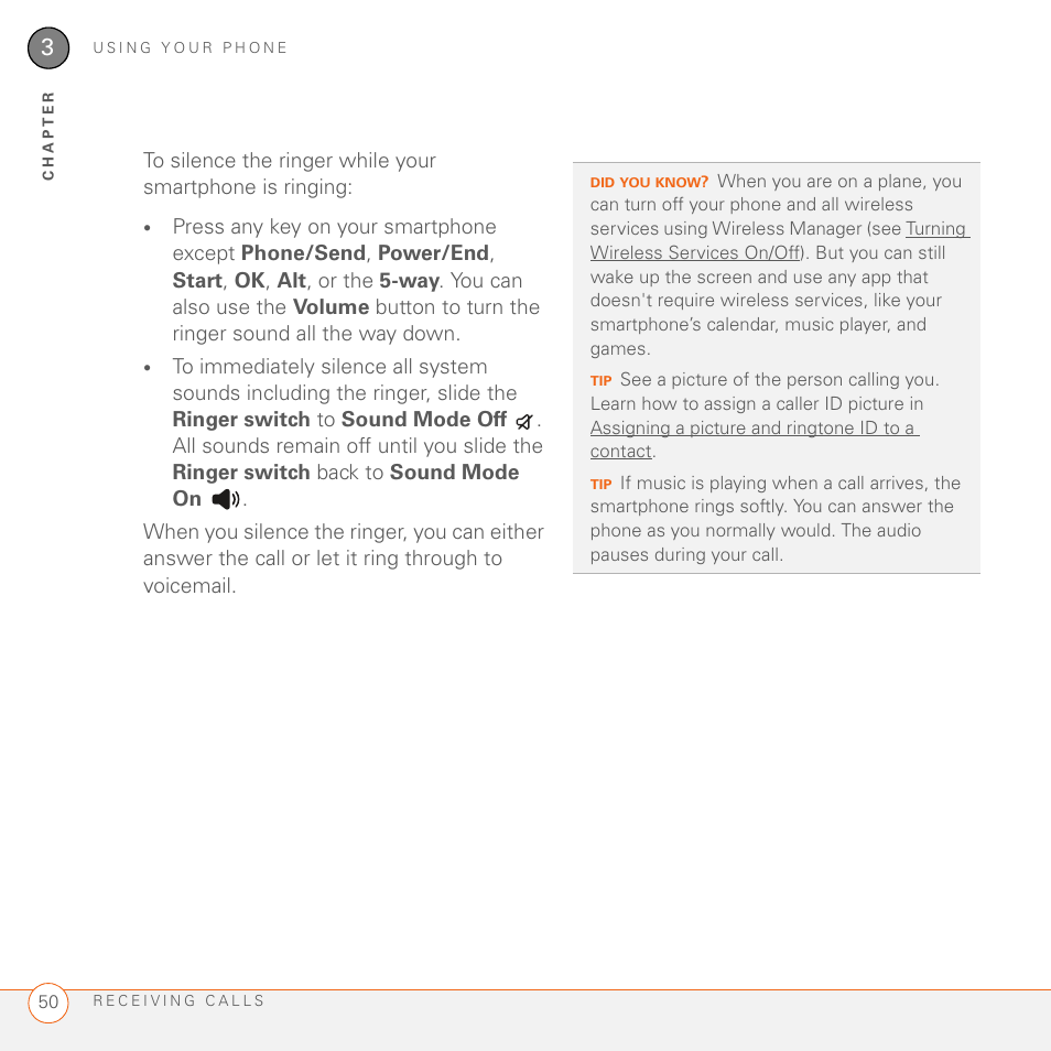 Palm 700wx User Manual | Page 58 / 288