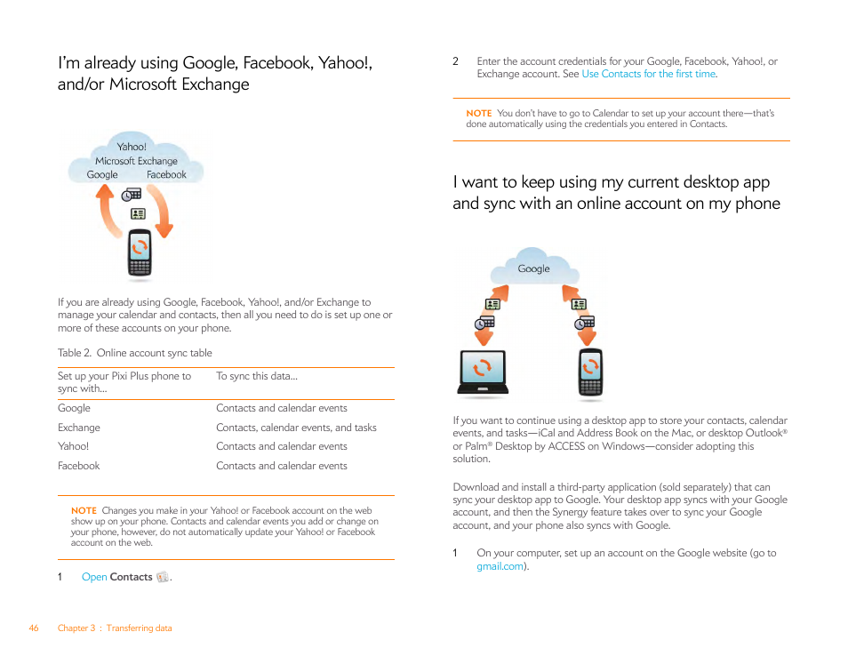 Palm Pixi Plus User Manual | Page 46 / 201