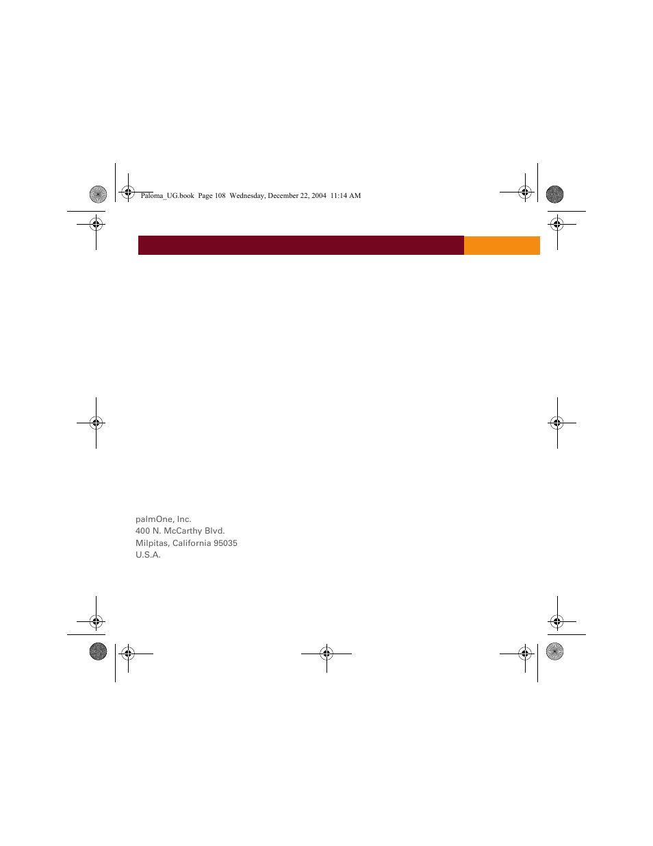 Palm TreoTM User Manual | Page 19 / 19