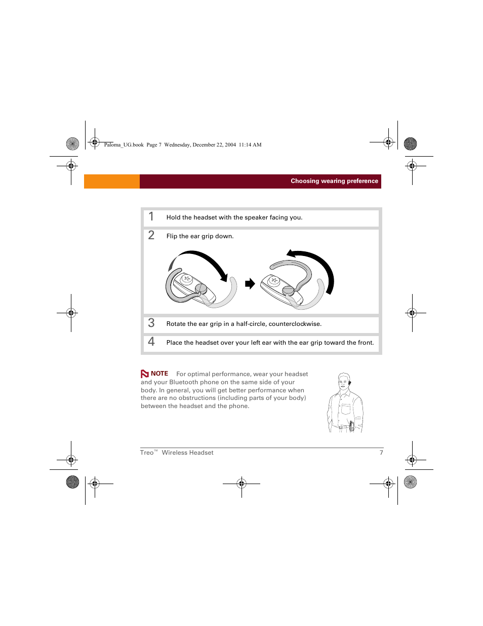 Palm TreoTM User Manual | Page 7 / 19