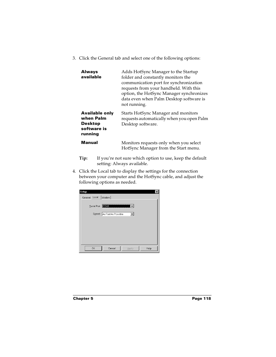 Palm m100 User Manual | Page 124 / 212