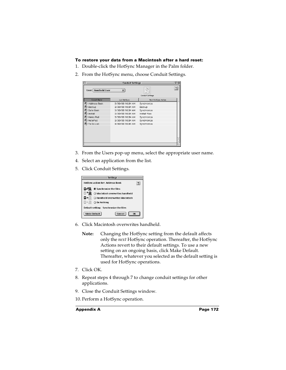 Palm m100 User Manual | Page 178 / 212