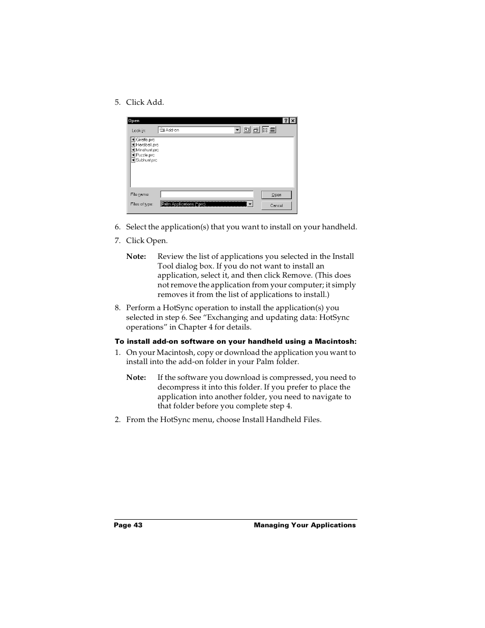 Palm m100 User Manual | Page 49 / 212