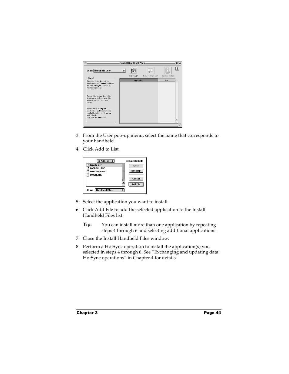 Palm m100 User Manual | Page 50 / 212