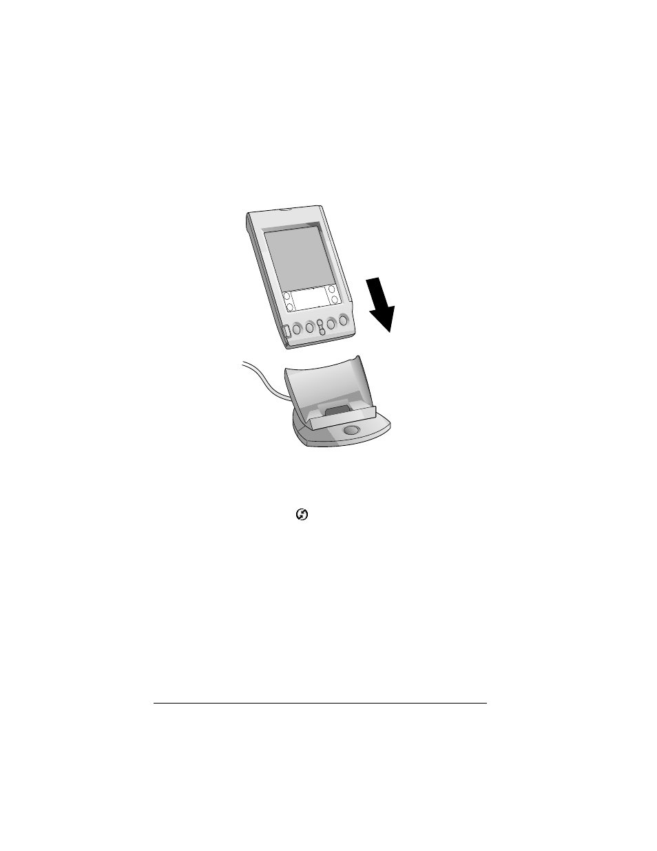 To perform a local hotsync operation | Palm VII User Manual | Page 76 / 302