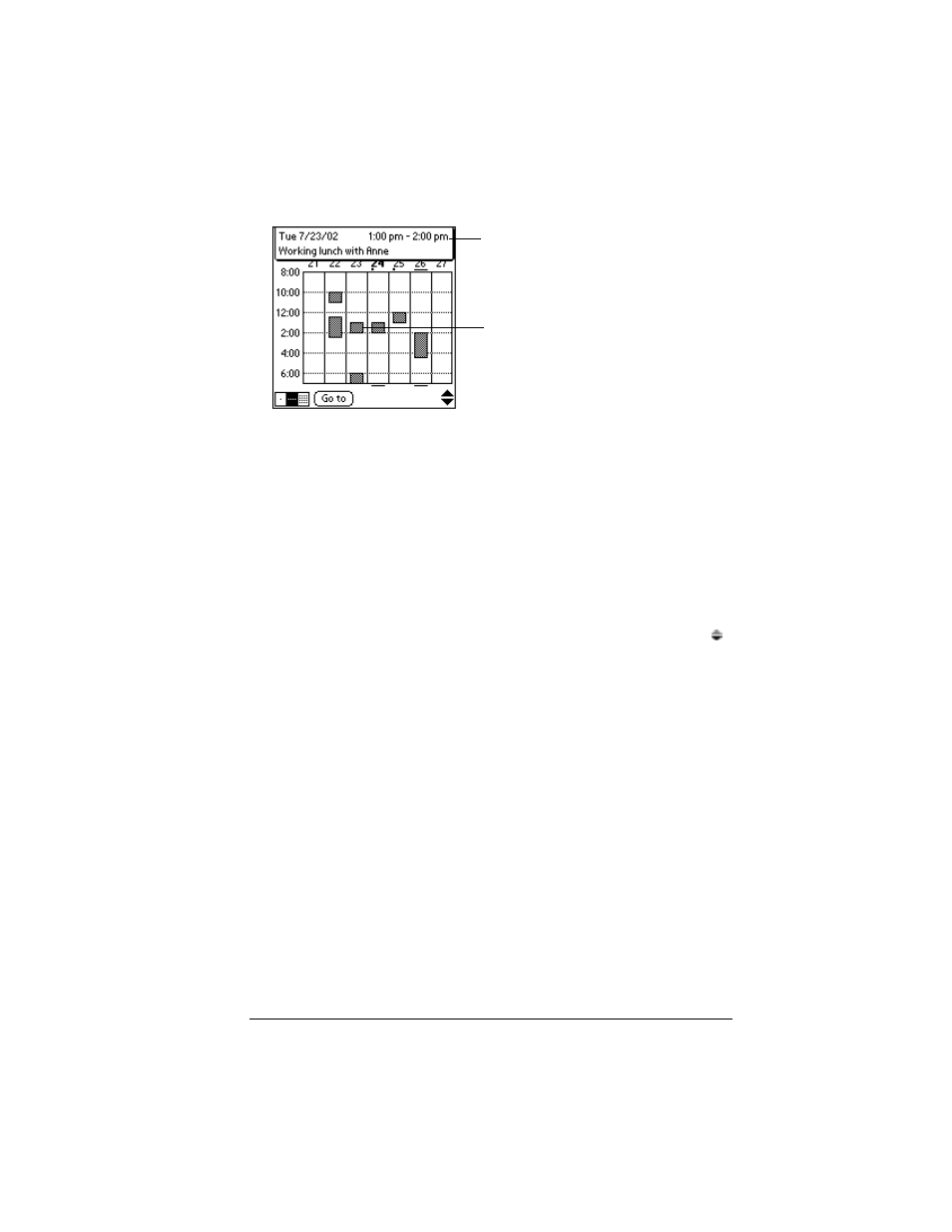 Spotting event conflicts | Palm VII User Manual | Page 99 / 302