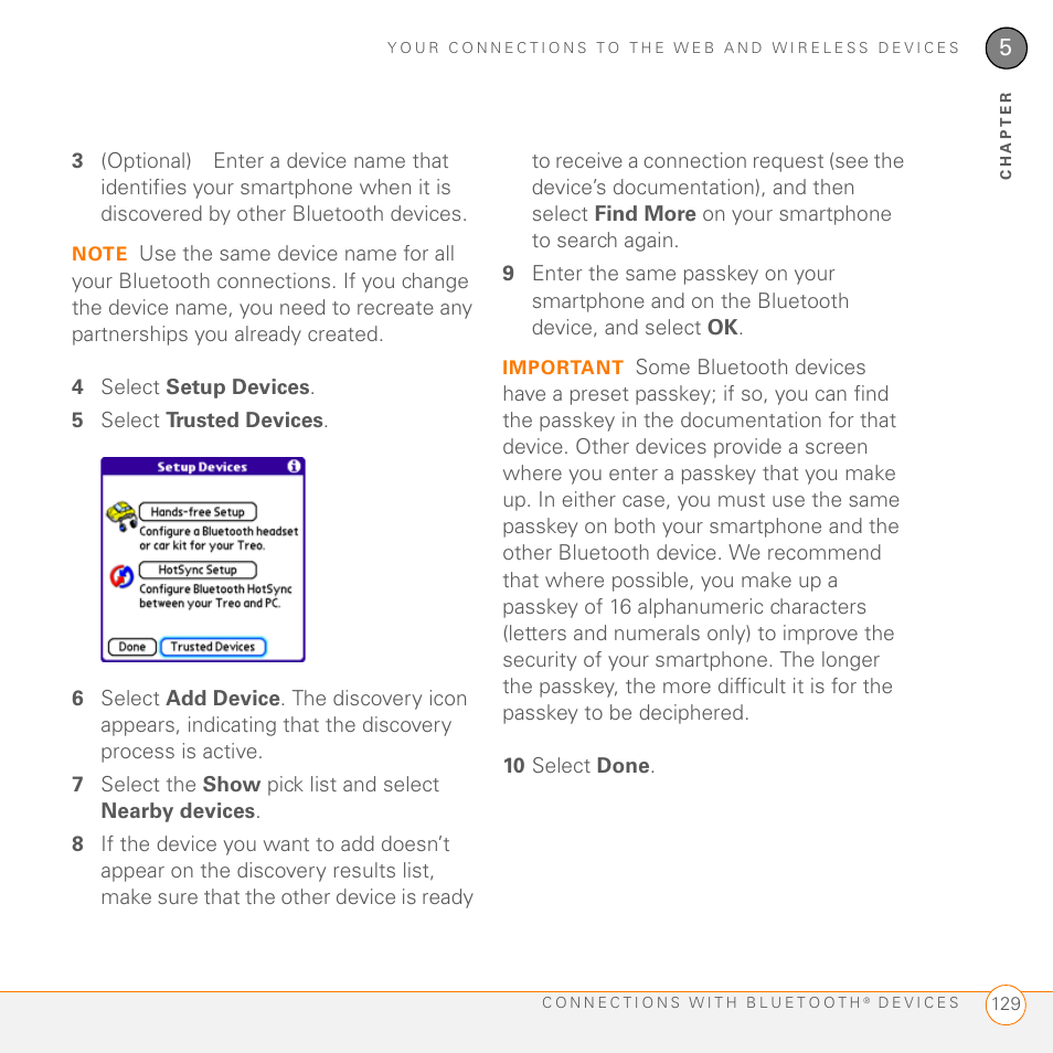 Palm 755P User Manual | Page 129 / 304