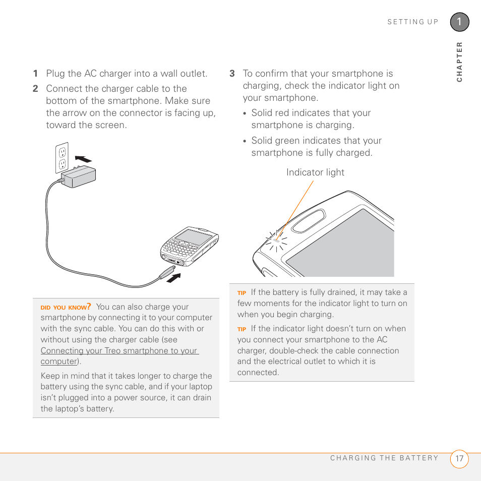 Indicator light | Palm 755P User Manual | Page 17 / 304