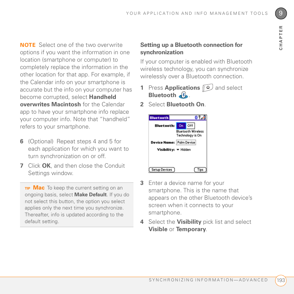 Palm 755P User Manual | Page 193 / 304