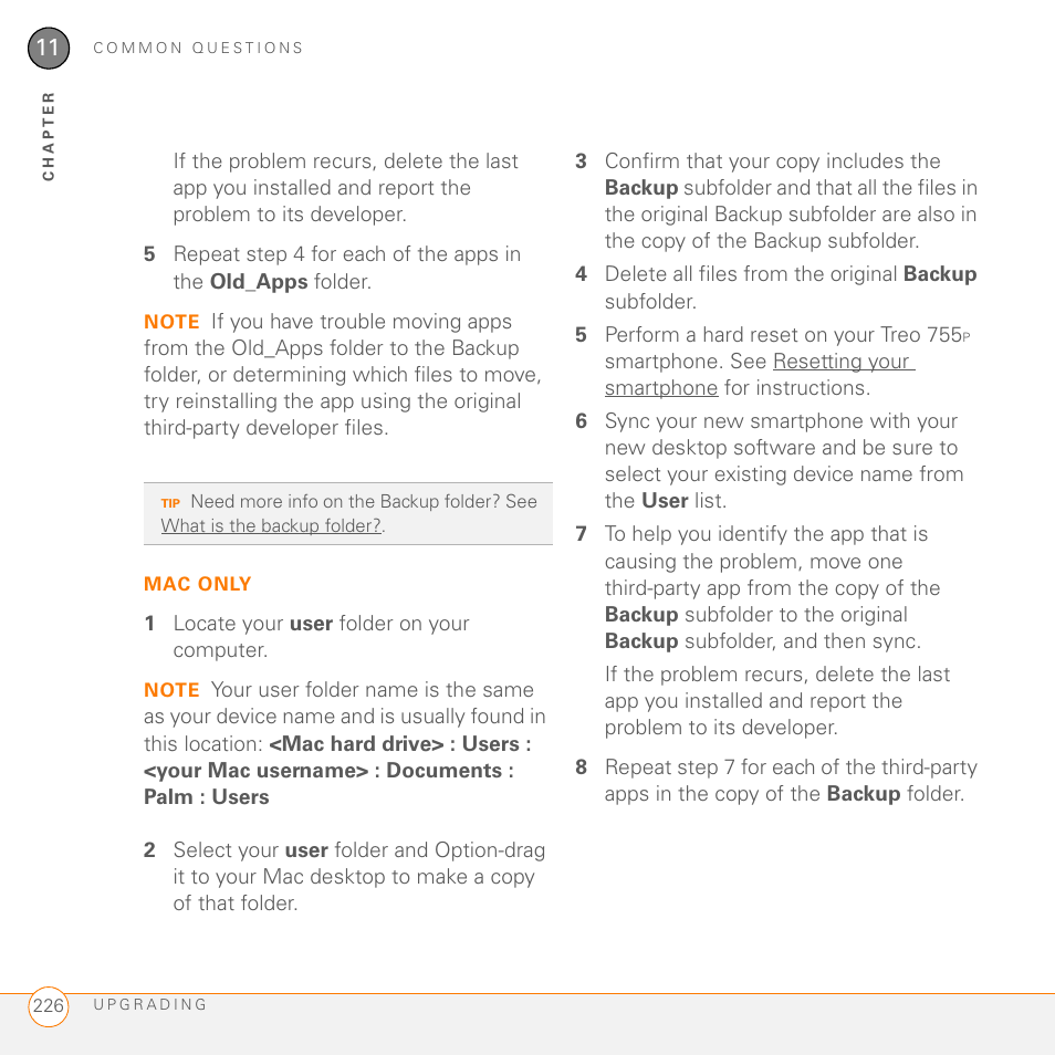 Palm 755P User Manual | Page 226 / 304