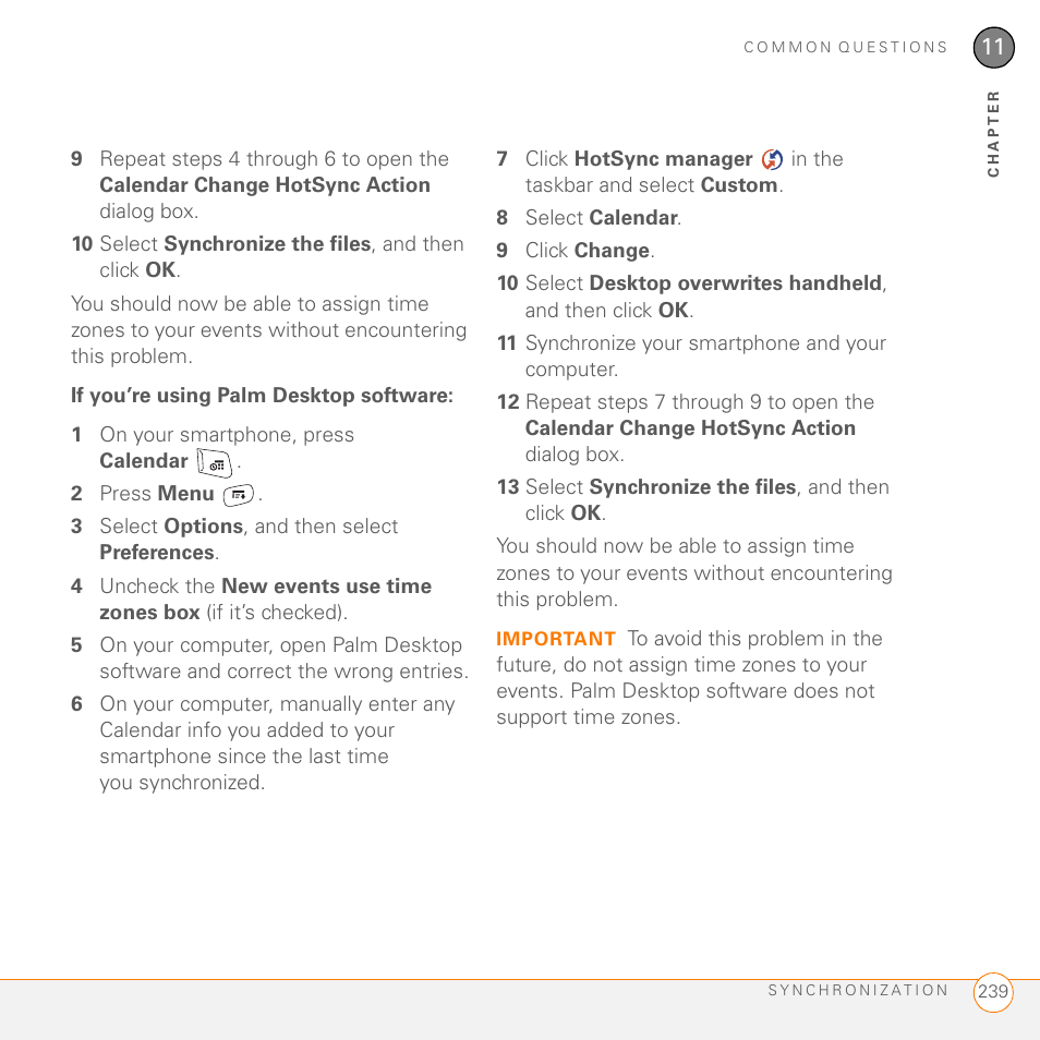 Palm 755P User Manual | Page 239 / 304