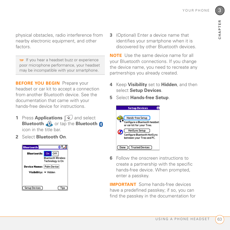 Palm 755P User Manual | Page 63 / 304