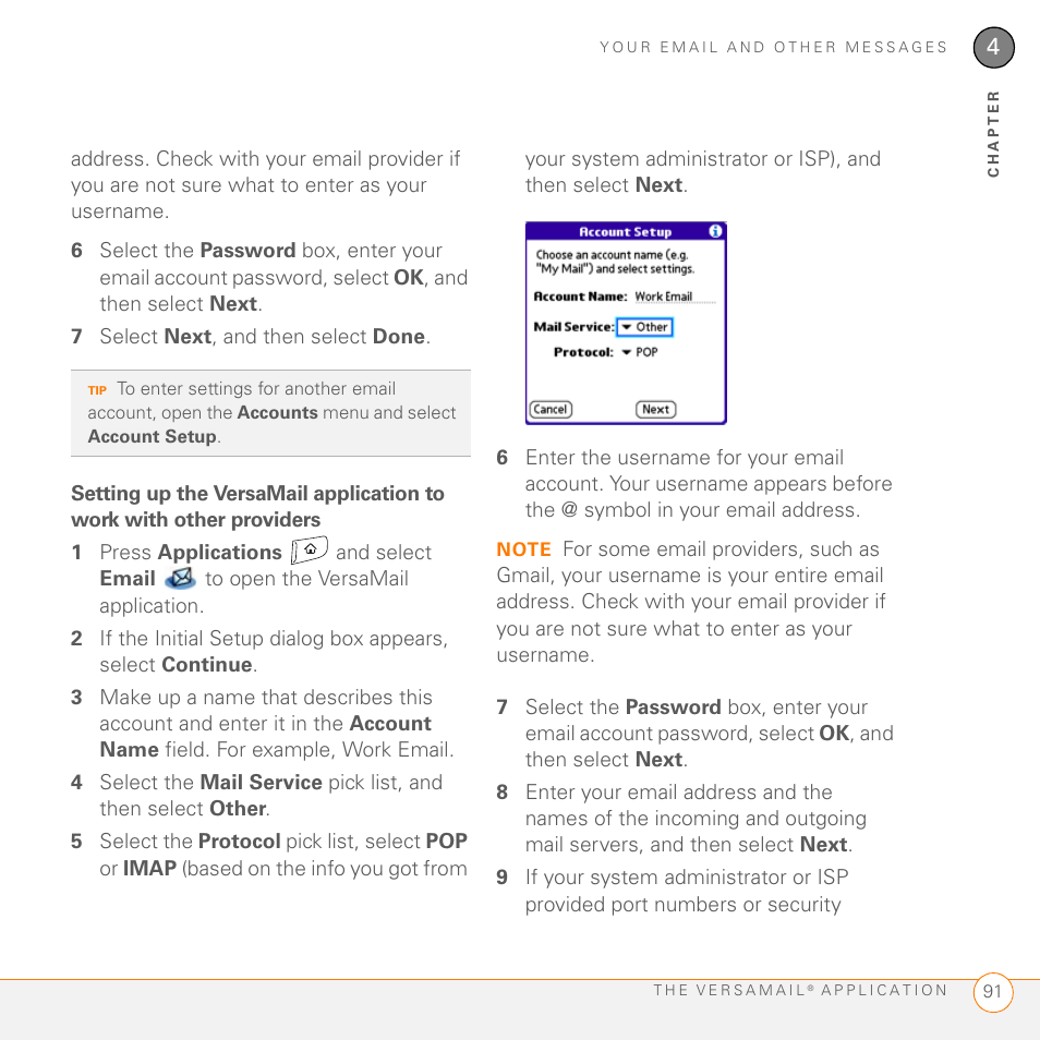 Palm 755P User Manual | Page 91 / 304