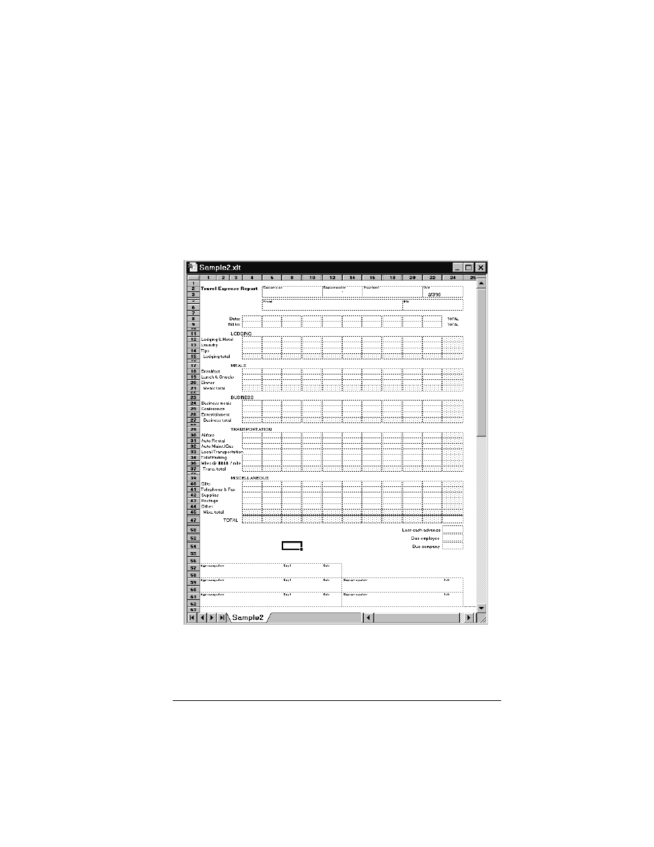 Using expense report templates | Palm IIIc User Manual | Page 119 / 246