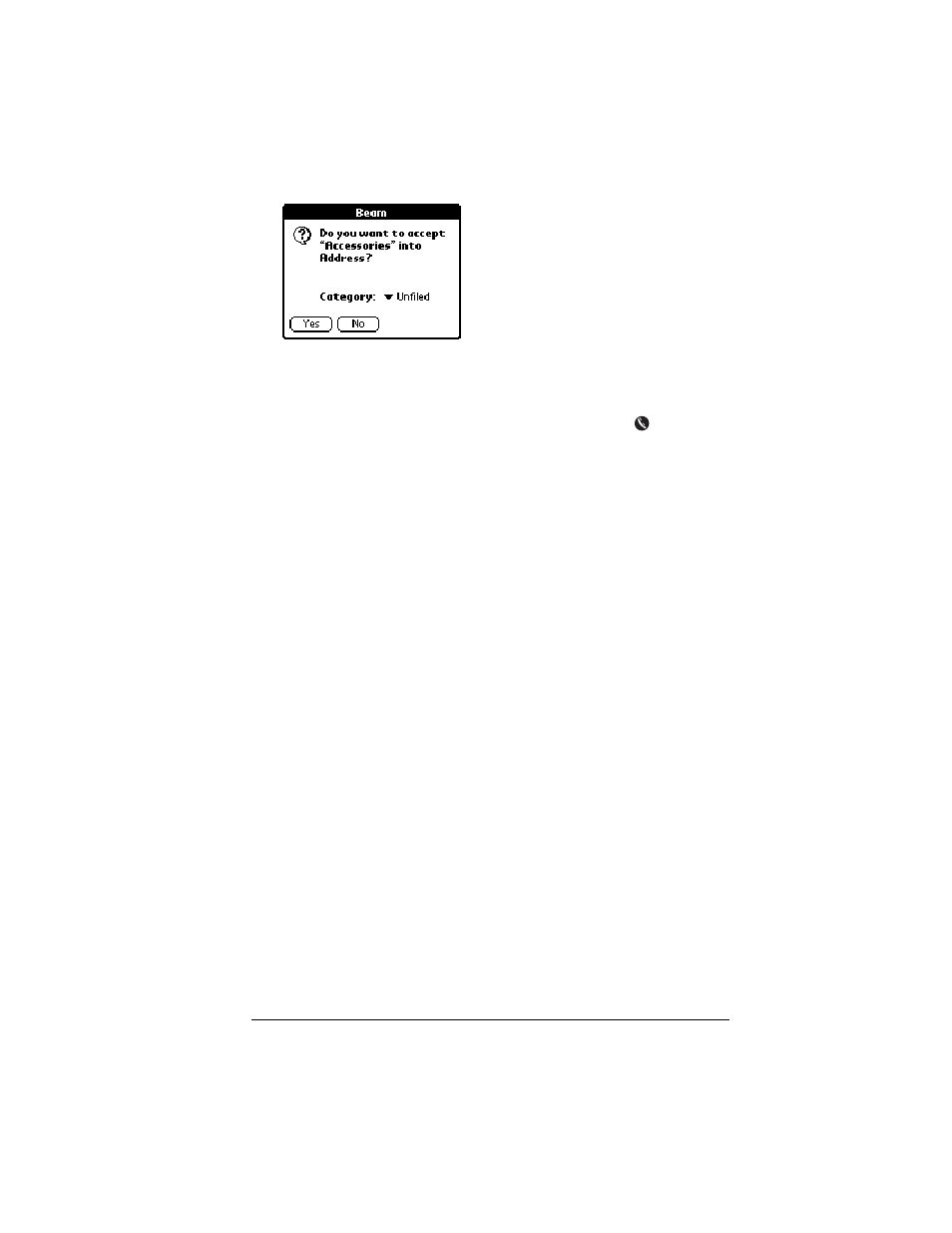 Tips on beaming information | Palm IIIc User Manual | Page 149 / 246