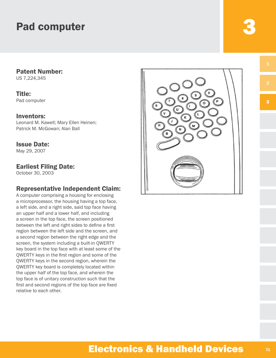 Pad computer, Electronics & handheld devices | Palm Electronics & Handheld Devices User Manual | Page 8 / 8