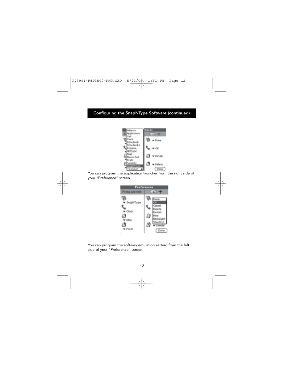 Palm F8P3500 User Manual | Page 13 / 16