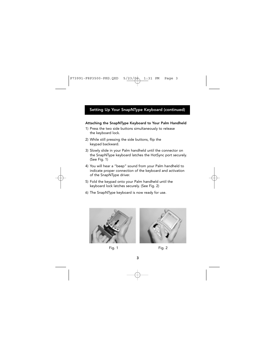 Palm F8P3500 User Manual | Page 4 / 16
