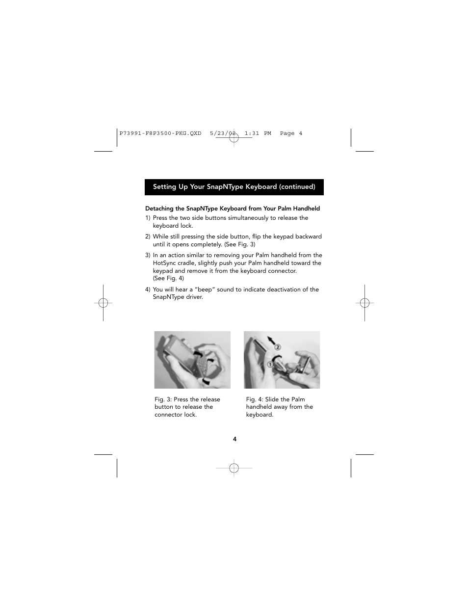 Palm F8P3500 User Manual | Page 5 / 16