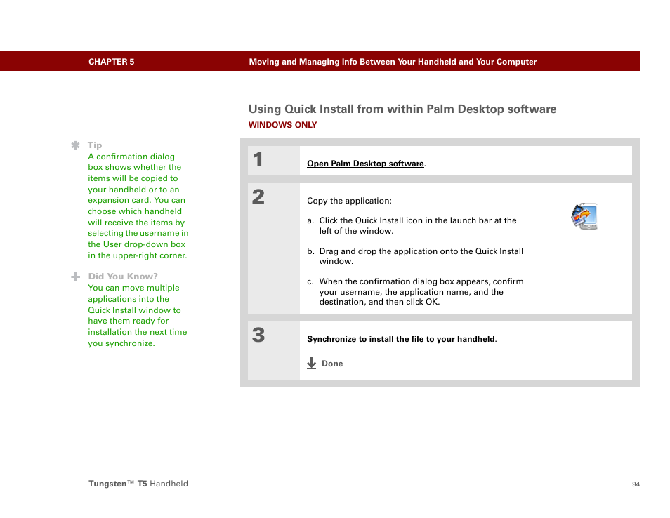 Palm Tungsten T5 User Manual | Page 116 / 675