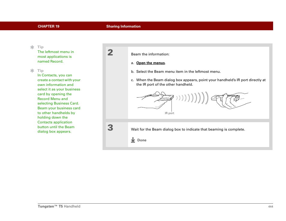 Palm Tungsten T5 User Manual | Page 466 / 675