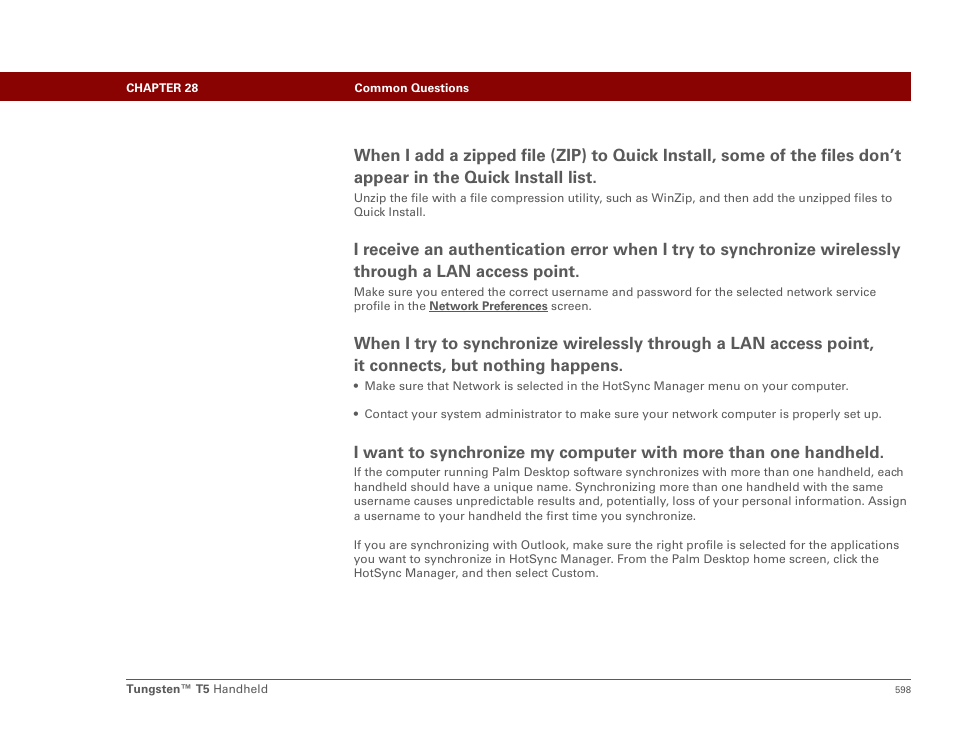 Palm Tungsten T5 User Manual | Page 620 / 675