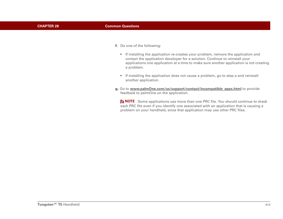 Palm Tungsten T5 User Manual | Page 636 / 675