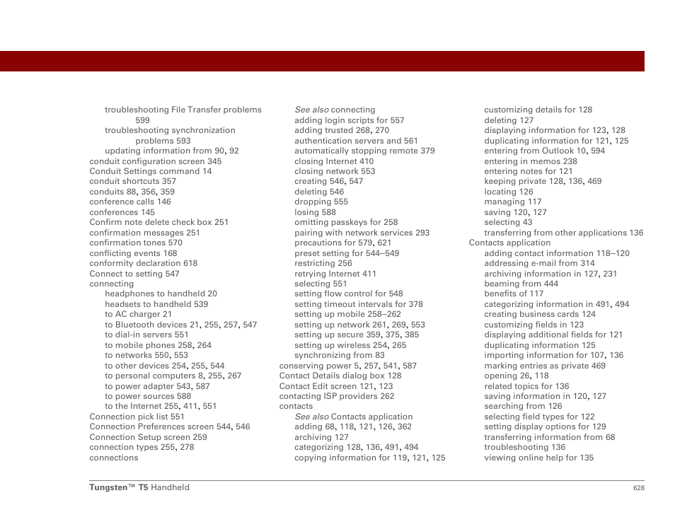 Palm Tungsten T5 User Manual | Page 650 / 675