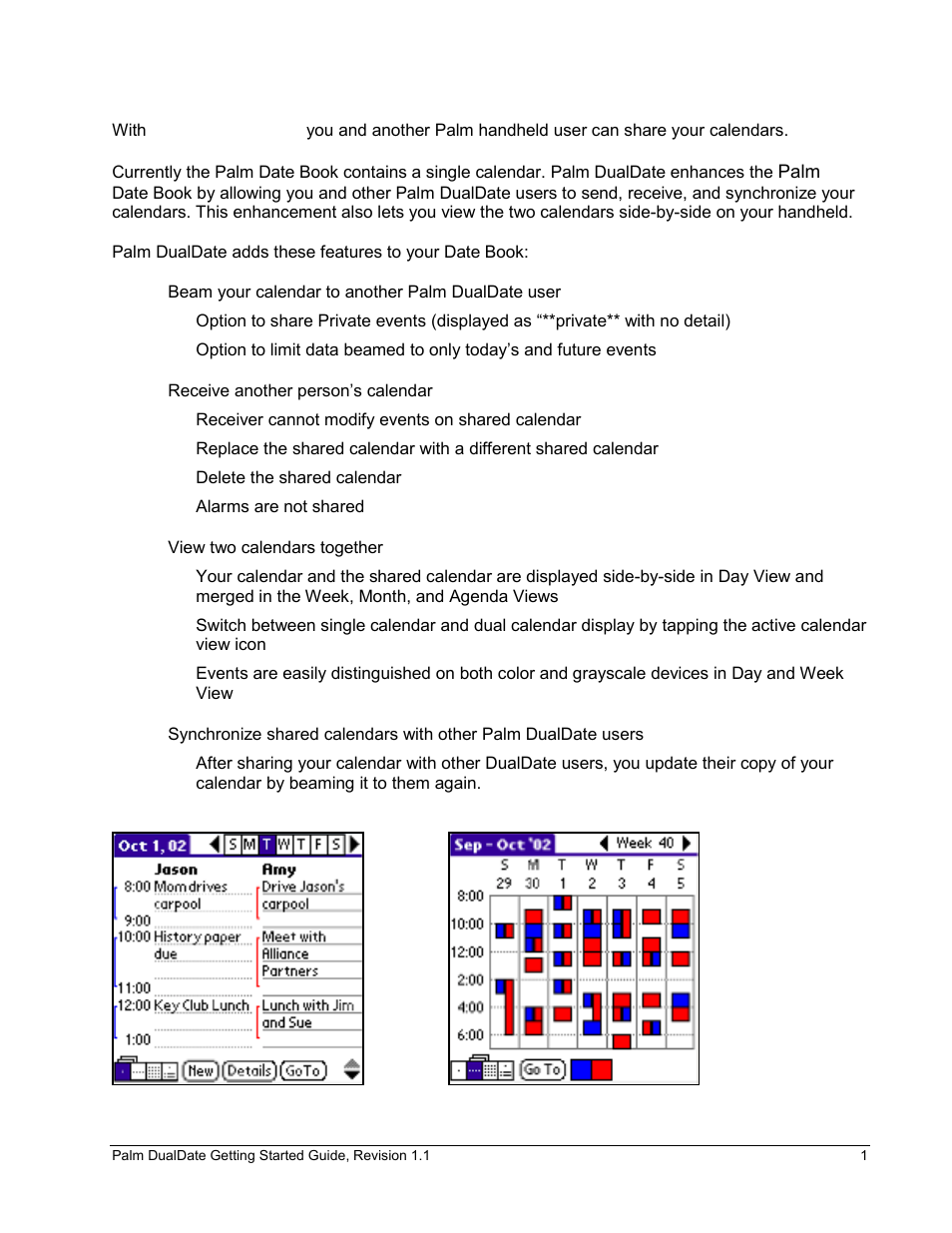 What is palm, Dualdate | Palm Handheld Users User Manual | Page 3 / 11