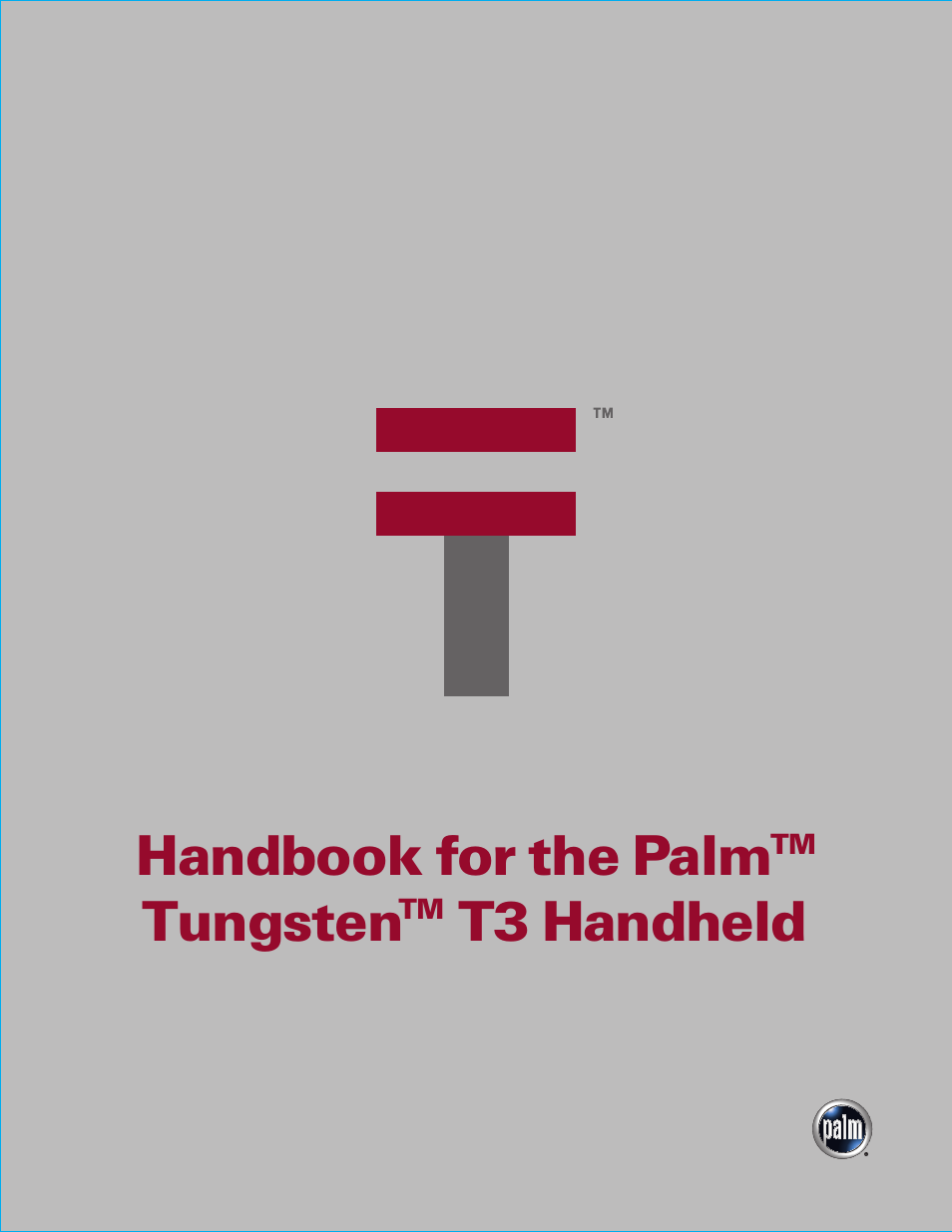 Palm T3 User Manual | 408 pages