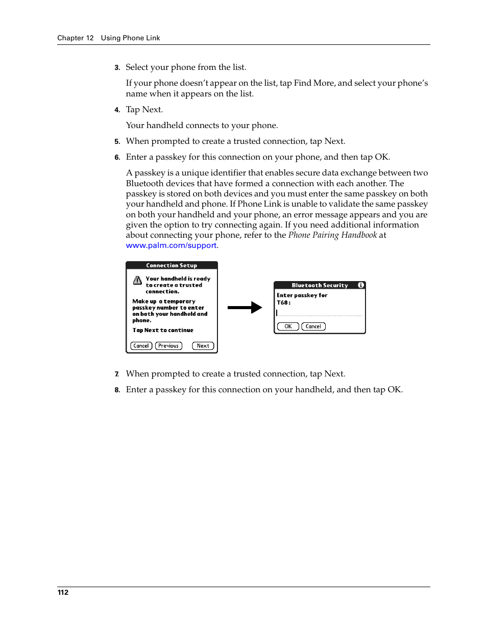 Palm T3 User Manual | Page 126 / 408