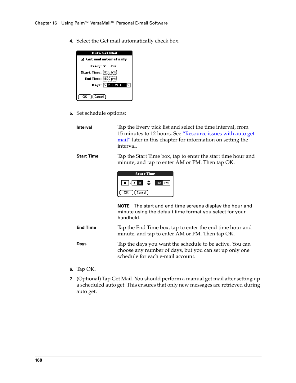 Palm T3 User Manual | Page 182 / 408