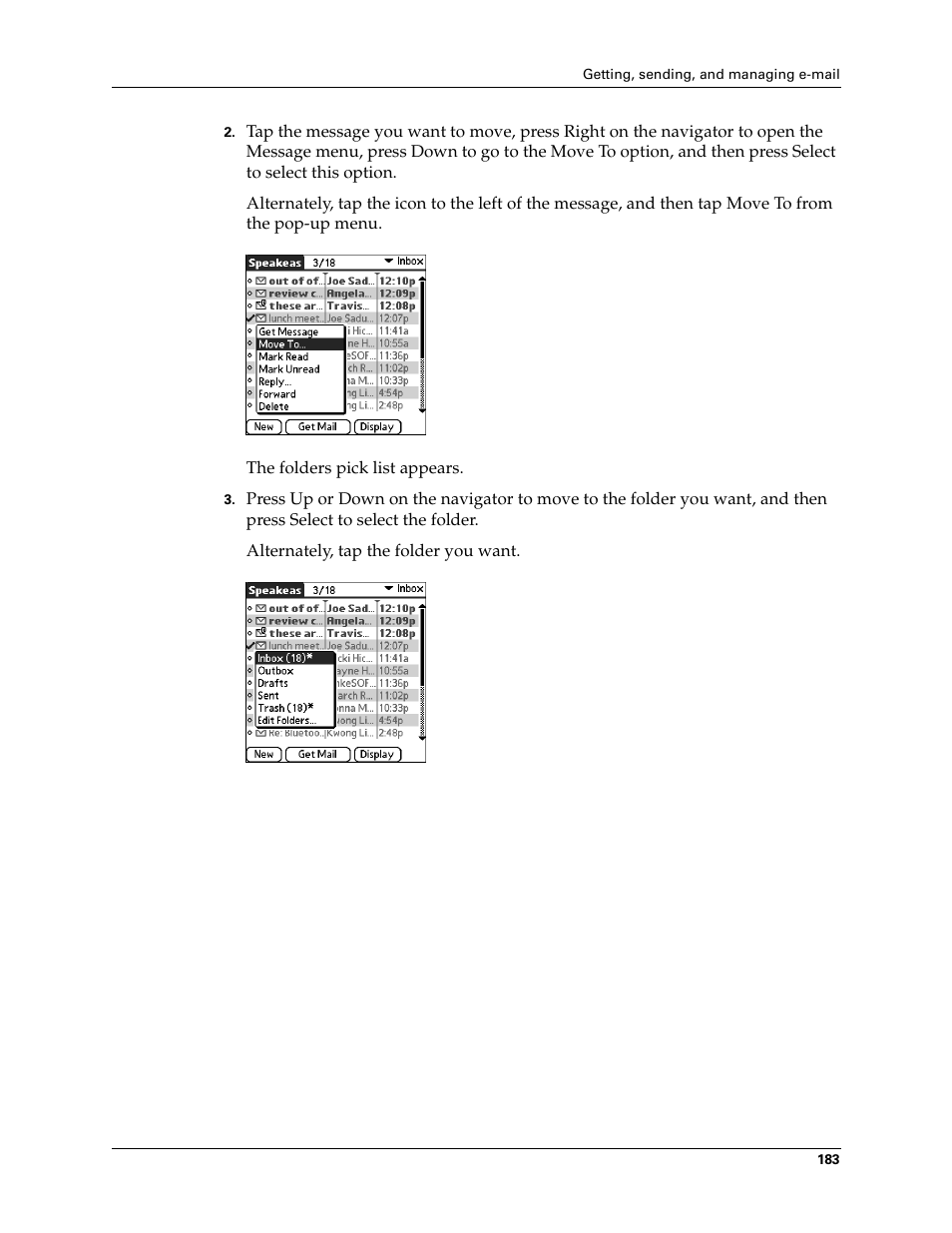 Palm T3 User Manual | Page 197 / 408