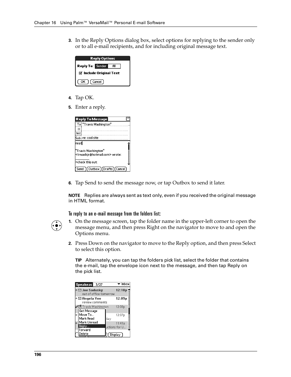 Palm T3 User Manual | Page 210 / 408