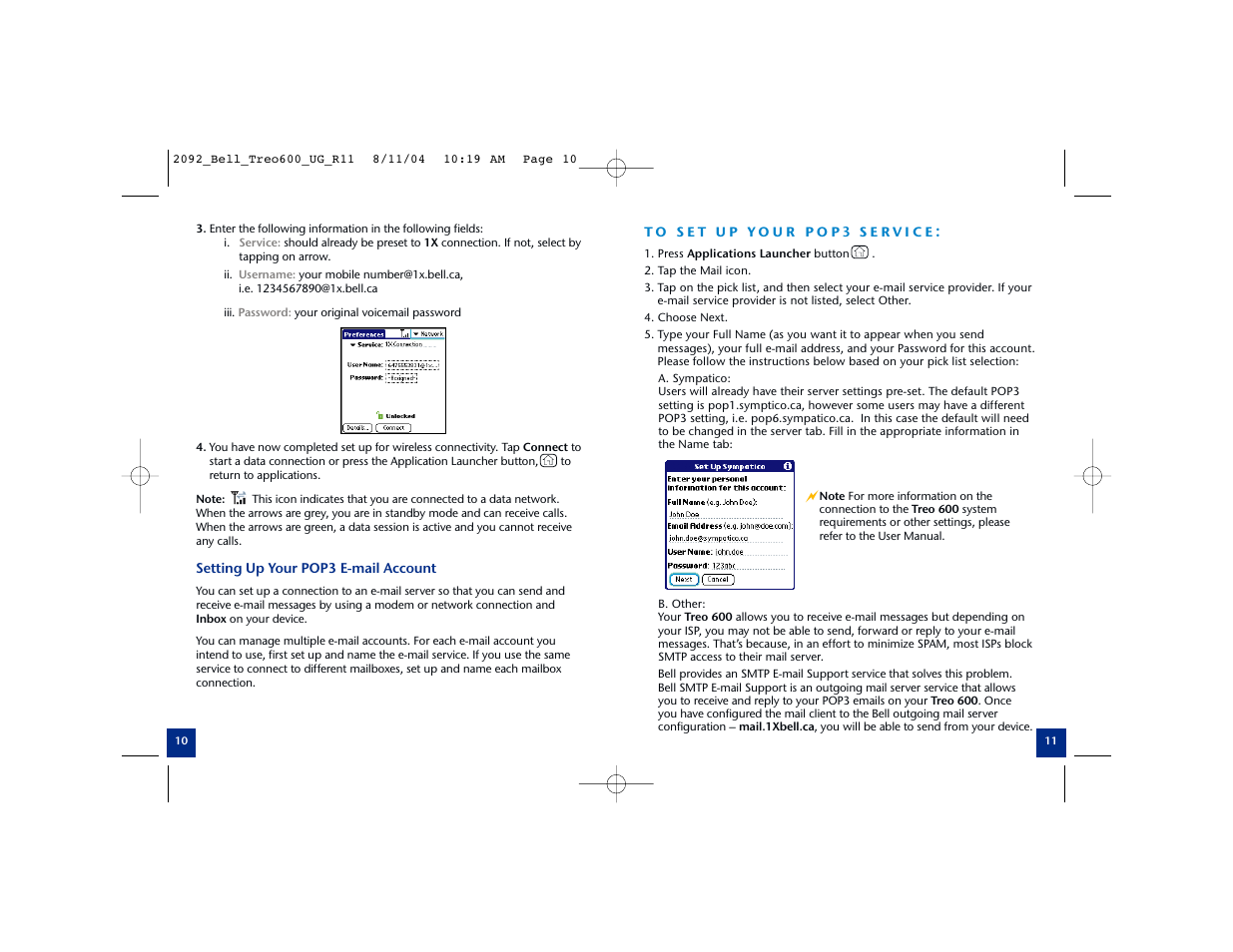 Palm Treo Smartphone 600 User Manual | Page 7 / 14