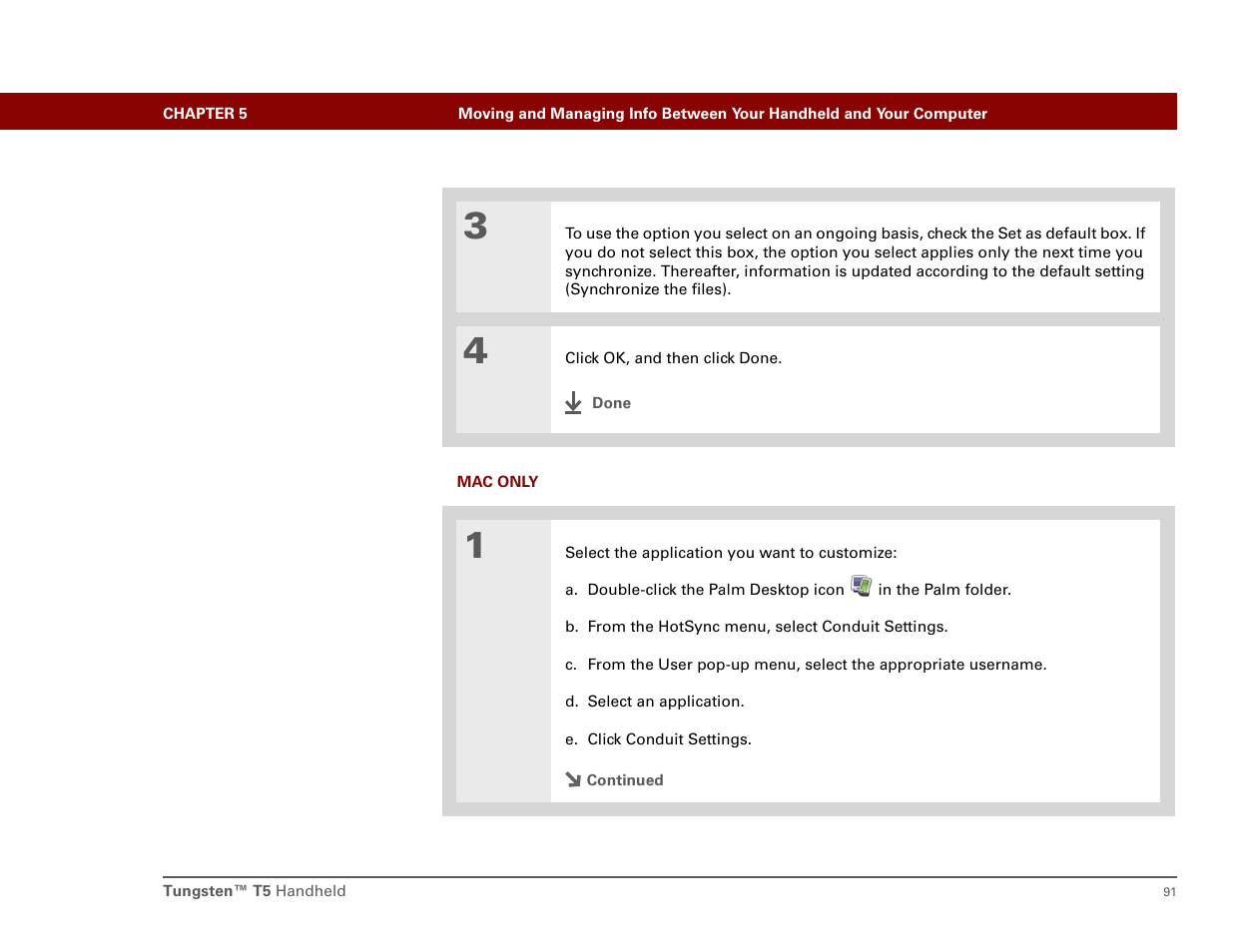 Palm T5 User Manual | Page 113 / 675