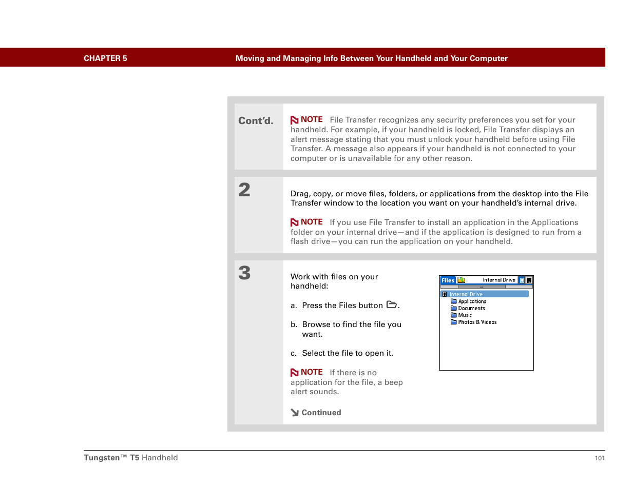 Palm T5 User Manual | Page 123 / 675