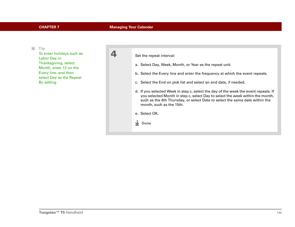 Palm T5 User Manual | Page 166 / 675