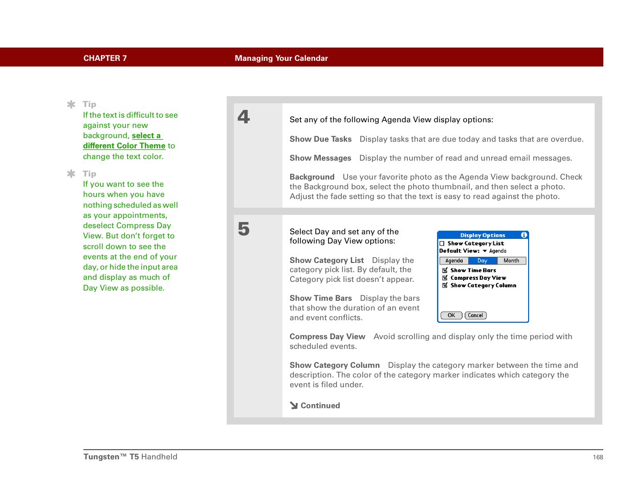 Palm T5 User Manual | Page 190 / 675