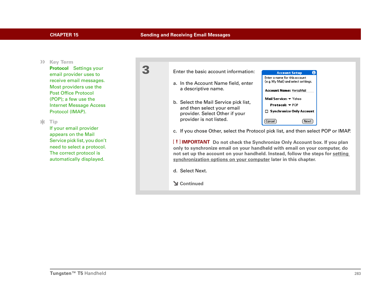 Palm T5 User Manual | Page 305 / 675