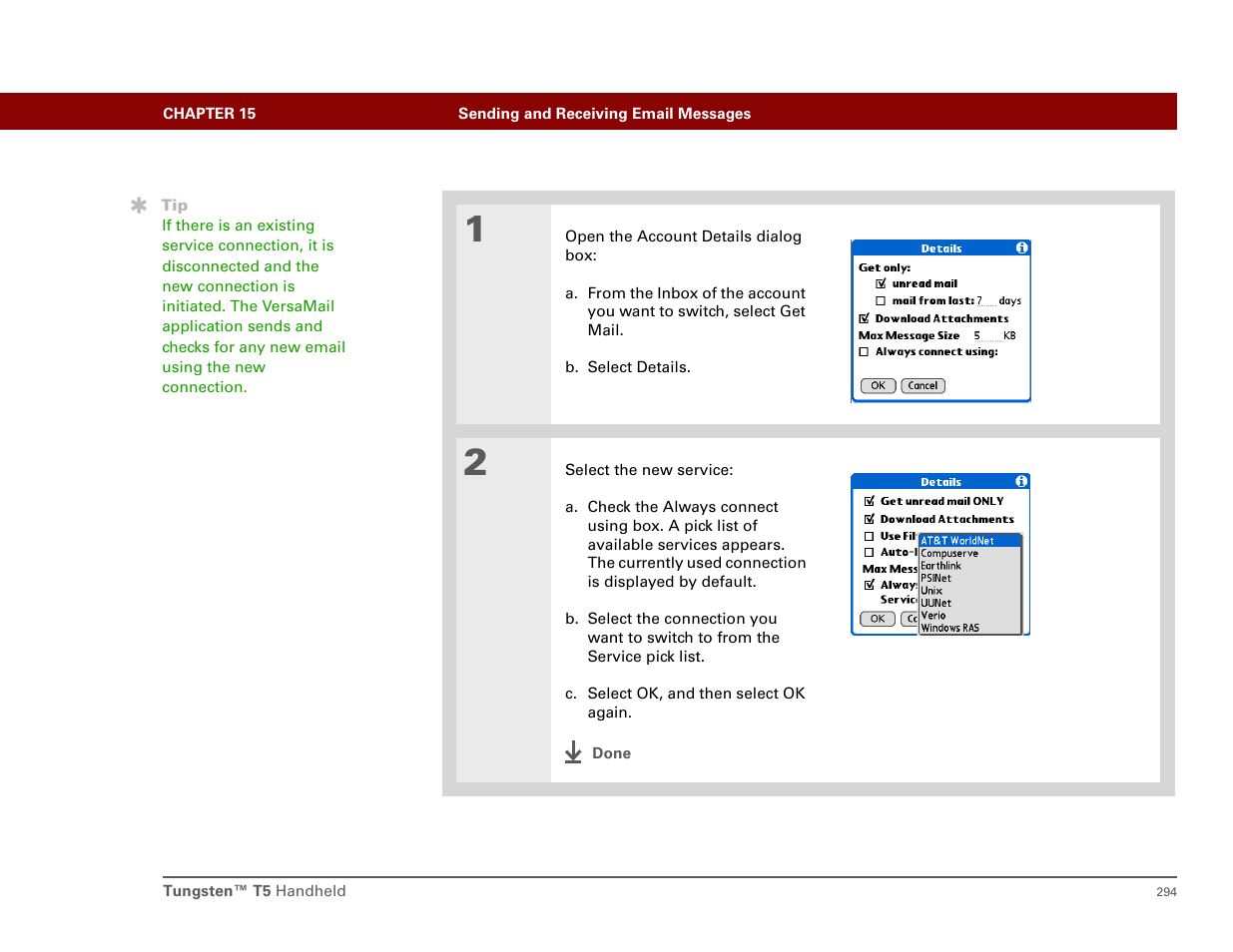 Palm T5 User Manual | Page 316 / 675