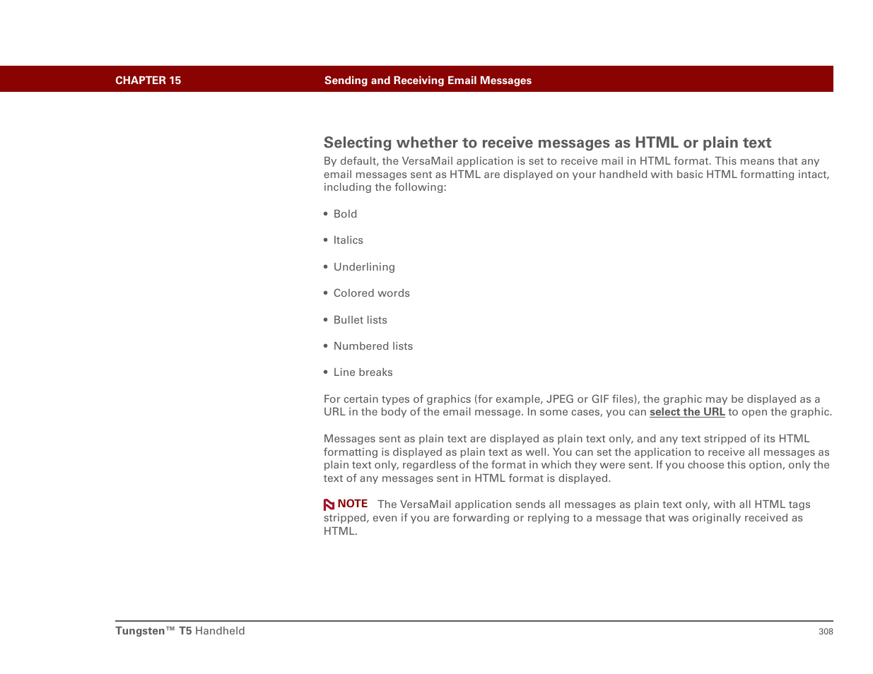 Palm T5 User Manual | Page 330 / 675
